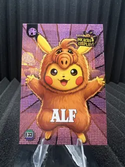Alf (Pikachu) #E33 - Pink Holo Box Hit Electric Pikachu Cosplay - Pokemon - Image 1