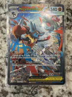 Mega Lucario ex 179/132 - Pokemon TCG Mega Evolution Holo SIR PACK FRESH NM - Image 1