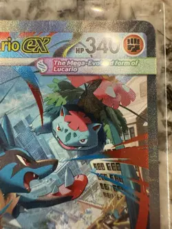 Mega Lucario ex 179/132 - Pokemon TCG Mega Evolution Holo SIR PACK FRESH NM - Image 4