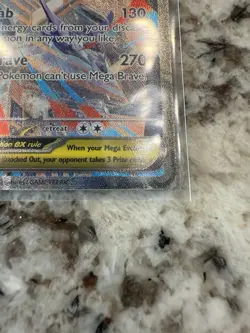 Mega Lucario ex 179/132 - Pokemon TCG Mega Evolution Holo SIR PACK FRESH NM - Image 5