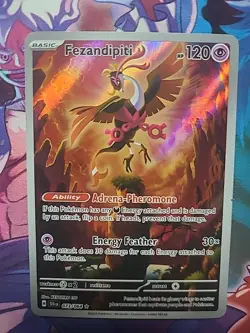 Fezandipiti - 073/064 Shrouded Fable Pokemon Full Art Illustration Rare NM - Image 1