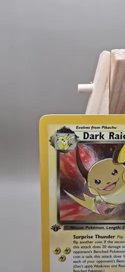 Pokemon TCG Dark Raichu Holo 83/82 Team Rocket First 1st Edition NM - Image 2