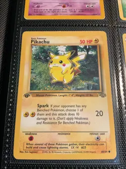 Pokemon TCG - Pikachu #60/64 1st Edition Jungle WOTC - MP - Image 1