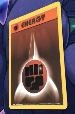 Fighting Energy TRAINER DECK A Brock's Deck Exclusive WOTC Base Set Pokemon LPMP - Image 5