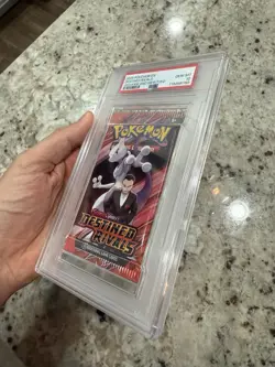 PSA 10 Destined Rivals Giovanni And Mewtwo Graded Pokemon Booster Pack 2025 - Image 4