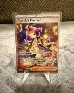 Acerola's Mischief 183/132 SIR Illustration Rare Holo - Pokemon Mega Evolutions - Image 1