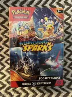 Pokemon TCG Scarlet & Violet Surging Sparks Booster Bundle | Brand New & Sealed - Image 1