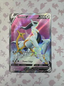 Arceus V - 165/172 - Pokemon Brilliant Stars Sword Shield Full Art Rare Card NM - Image 1