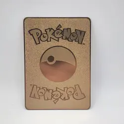 Pokemon Charizard DX 52/100 Gold Metal Pokemon Card Max Wildfire HP500 - Image 2