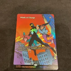 Magic The Gathering: Spider-Man Winds of Change Full Art (Borderless) Foil #0030 - Image 1