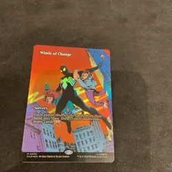 Magic The Gathering: Spider-Man Winds of Change Full Art (Borderless) Foil #0030 - Image 2