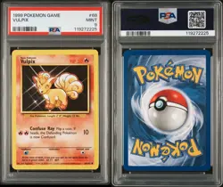 PSA 9 - Vulpix 68/102 Base Set Common Pokemon TCG 1999 Unlimited - Image 3