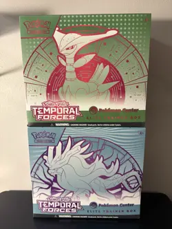 Pokemon Temporal Forces Elite Trainer Box Pokemon Center Exclusive PAIR - SEALED - Image 1