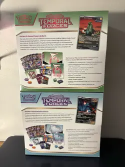 Pokemon Temporal Forces Elite Trainer Box Pokemon Center Exclusive PAIR - SEALED - Image 2