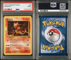 PSA 9 - Magmar 39/62 Fossil 1999 Pokemon TCG - Image 3