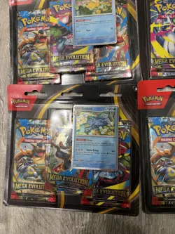 Pokemon TCG - Mega Evolution Triple Blister Pack - x4 (Brand New/Sealed) - Image 2