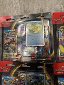 Pokemon TCG - Mega Evolution Triple Blister Pack - x4 (Brand New/Sealed) - Image 3