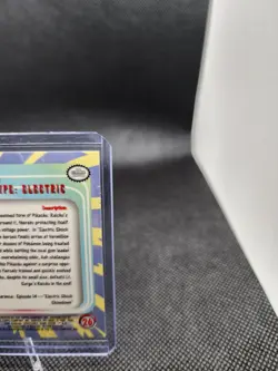 1999 Topps Pokemon TV Animation Edition Series 1 Raichu #26 Silver Holo Foil - Image 4