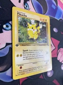 Pokemon Pikachu 1st Edition 60/64 Jungle Set 1999 MP - Image 2