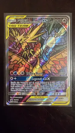 Pokemon Moltres Zapdos Articuno Tag Team GX SM210 TCG Promo - Image 2