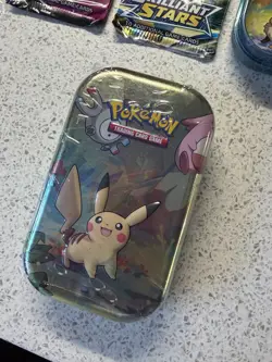 Pokemon TCG 5 Kanto Friends Mini Tins Fusion Strike Brilliant Stars & Promos - Image 4