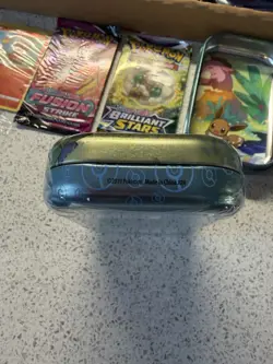 Pokemon TCG 5 Kanto Friends Mini Tins Fusion Strike Brilliant Stars & Promos - Image 5