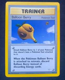 Pokemon TCG Balloon Berry Neo Revelation 60/64 Regular (NM/LP) - Image 1