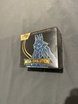 Pokemon TCG Mega Evolutions Lucario Elite Trainer Box ETB - Image 1