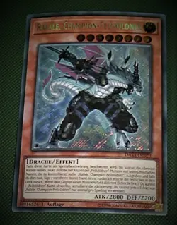 Yu-Gi-Oh DASA, Rafale, Champion-Fellsoldner, Secret Rare, "mint", NEU 1.Auflage - Image 1