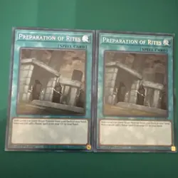 2x Preparation of Rites 1st Edition Secret Rare RA02-EN056 Yu-Gi-Oh! - Image 1