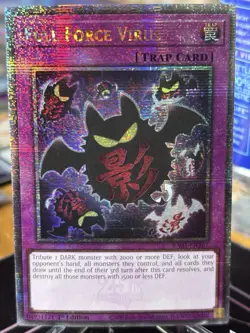 Yu-Gi-Oh! Full Force Virus - RA03-EN267 - Quarter Century Secret Rare - Image 1