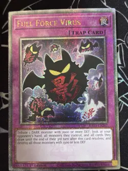 Yu-Gi-Oh! Full Force Virus - RA03-EN267 - Quarter Century Secret Rare - Image 2