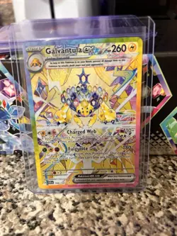 Pokemon Galvantula EX TCG Special Illustration Rare Card 168/142 Stellar Crown - Image 1
