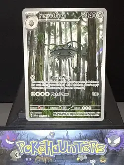 Pokemon Card Ferrothorn 149/086 White Flare Illustration Rare Near Mint - Image 1