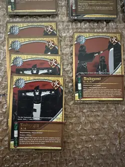 Naruto TCG Itachi Uchiha Foil 2002 15 Card Lot Card Rares Full Art Gold - Image 4