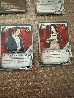 Naruto TCG Itachi Uchiha Foil 2002 15 Card Lot Card Rares Full Art Gold - Image 5