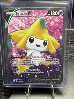 Pokemon TCG Jirachi V Astral Radiance Holo Card 170/189 Full Art Ultra Rare - Image 1