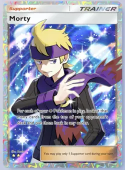 Pokemon TCG Pocket Morty 2 Star Virtual Card Trainer Card - Image 1