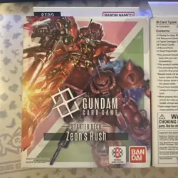 Gundam Card Game - Starter Deck Zeon's Rush ST03 Sealed - English - Image 2