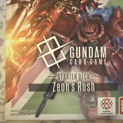 Gundam Card Game - Starter Deck Zeon's Rush ST03 Sealed - English - Image 3