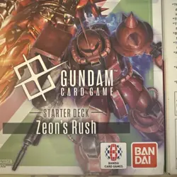 Gundam Card Game - Starter Deck Zeon's Rush ST03 Sealed - English - Image 4