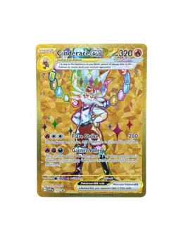 Pokemon Cinderace EX 163 Scarlet & Violet Promo Holo Card Near Mint - Image 1