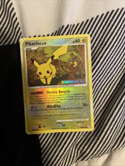 Pikachu Reverse Holo 94/123 Diamond and Pearl Graded Pokemon Card - PSA CGC 6 NM - Image 1