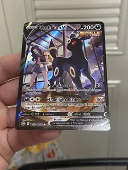 Umbreon v TG22/TG30 Swsh09 Trainer Gallery Ultra Rare Holo Card Brilliant Stars - Image 3
