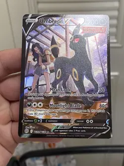 Umbreon v TG22/TG30 Swsh09 Trainer Gallery Ultra Rare Holo Card Brilliant Stars - Image 4