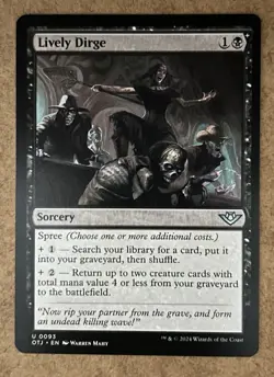 Lively Dirge - Outlaws Of Thunder Junction - NM MTG - Image 1