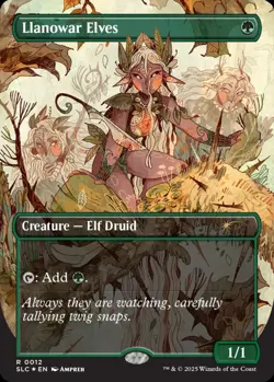 MtG LLANOWAR ELVES Secret Lair Encyclopedia Single Card Magic Confirmed PREORDER - Image 1