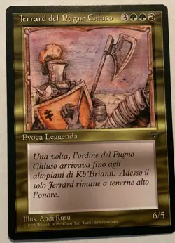 MTG Italian Legends - Jerrard del Pugno Chiuso (Jerrard of the Closed Fist) - Image 1