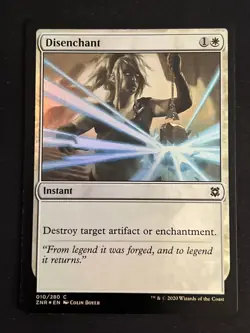 1x Foil Disenchant (10) Zendikar Rising LP MTG Magic the Gathering x1 MKE - Image 1