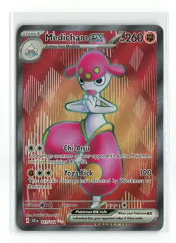 MEDICHAM EX 161/142 STELLAR CROWN FULL ART POKEMON TCG NM - Image 1